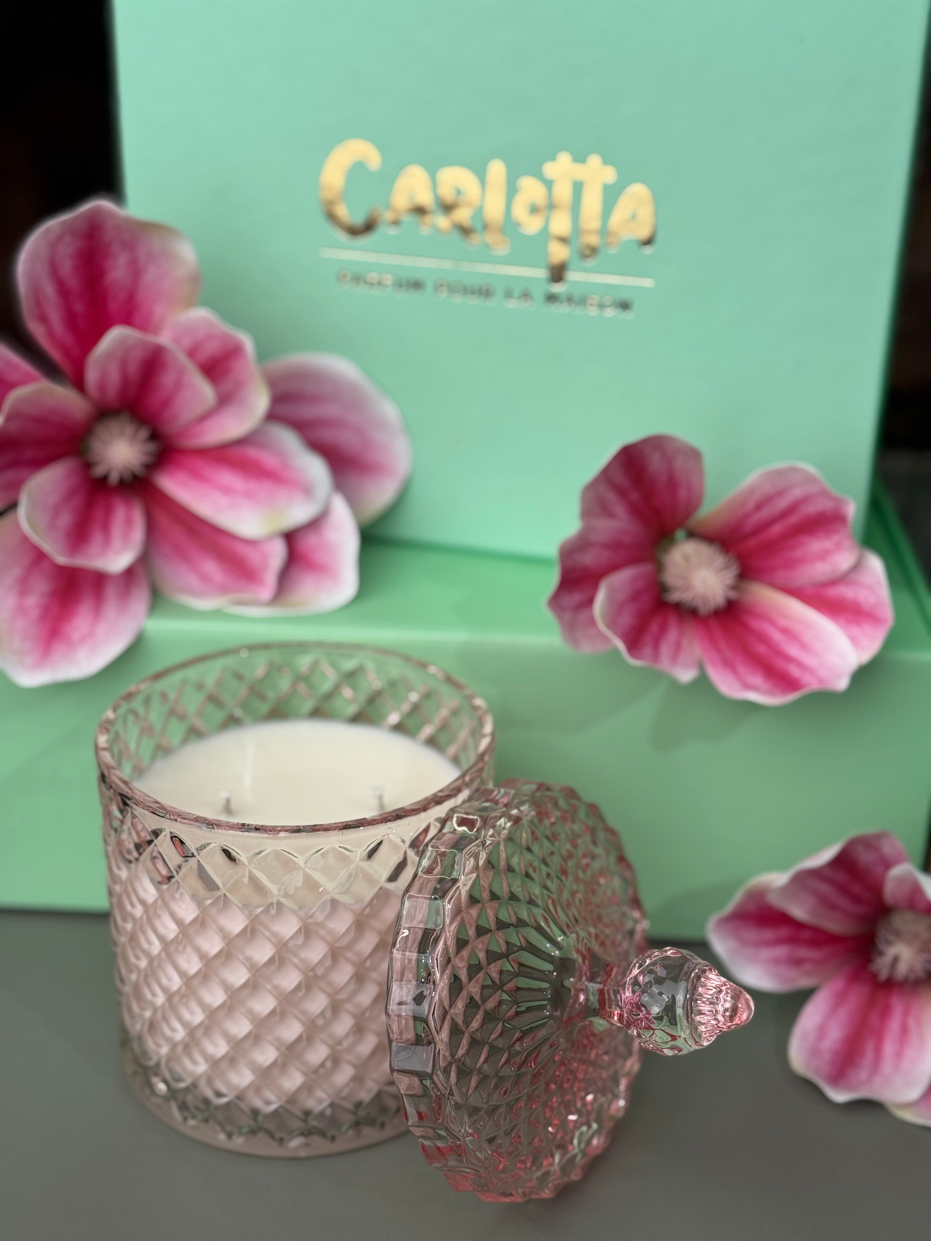 Vela em Bomboneira - Rosa