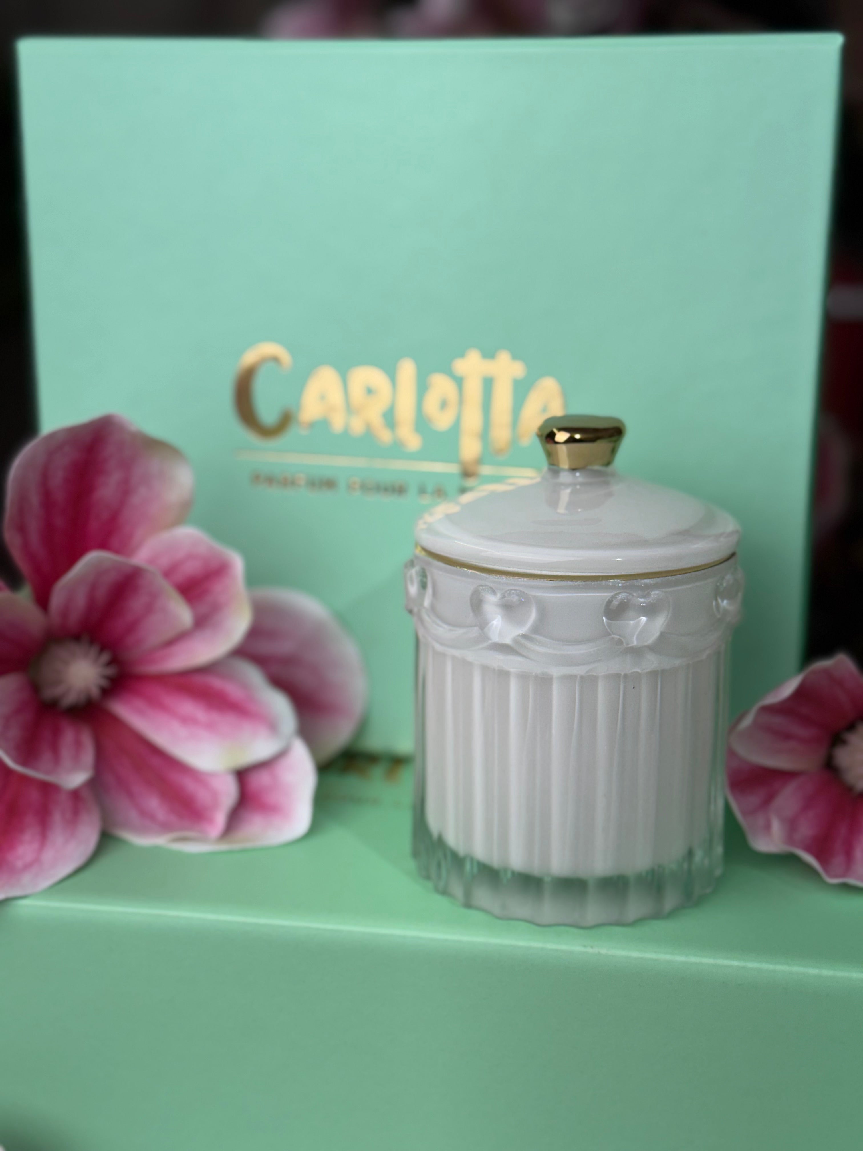 Pote de Vidro "Belle" - Branco