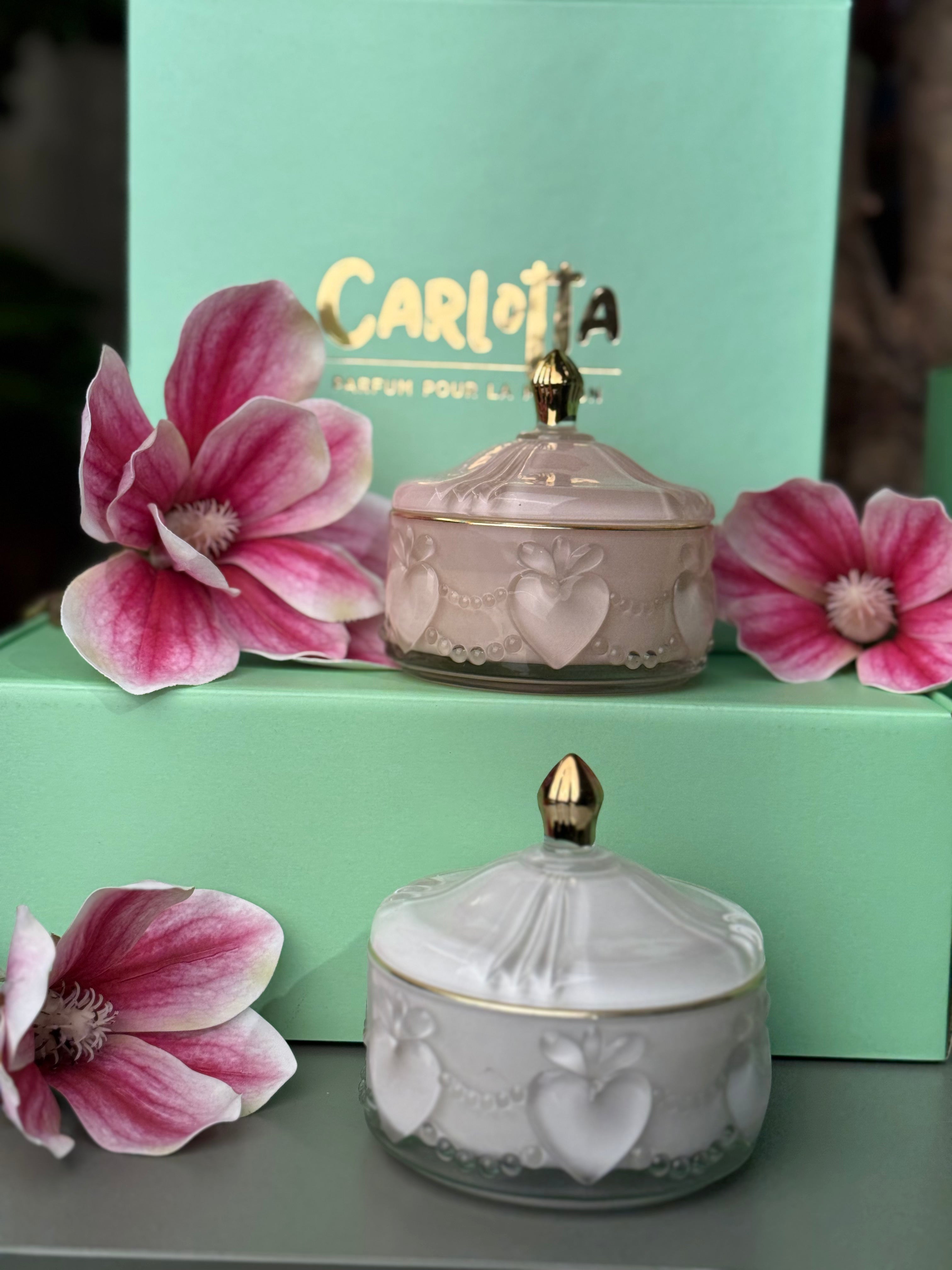 Vela em pote de vidro "Douceur" - Branco