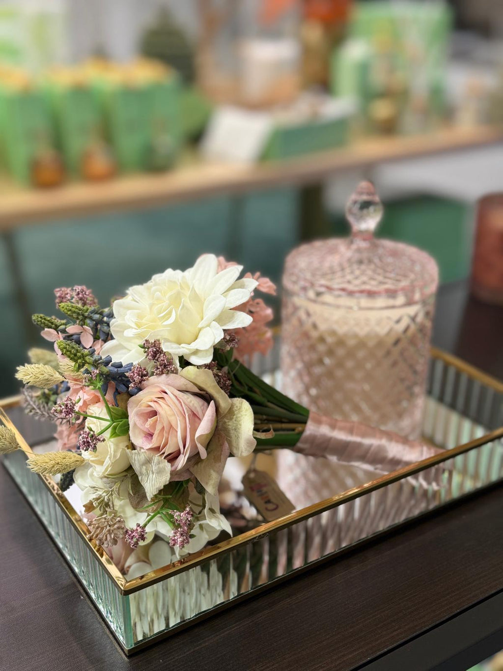 Vela em Bomboneira - Rosa