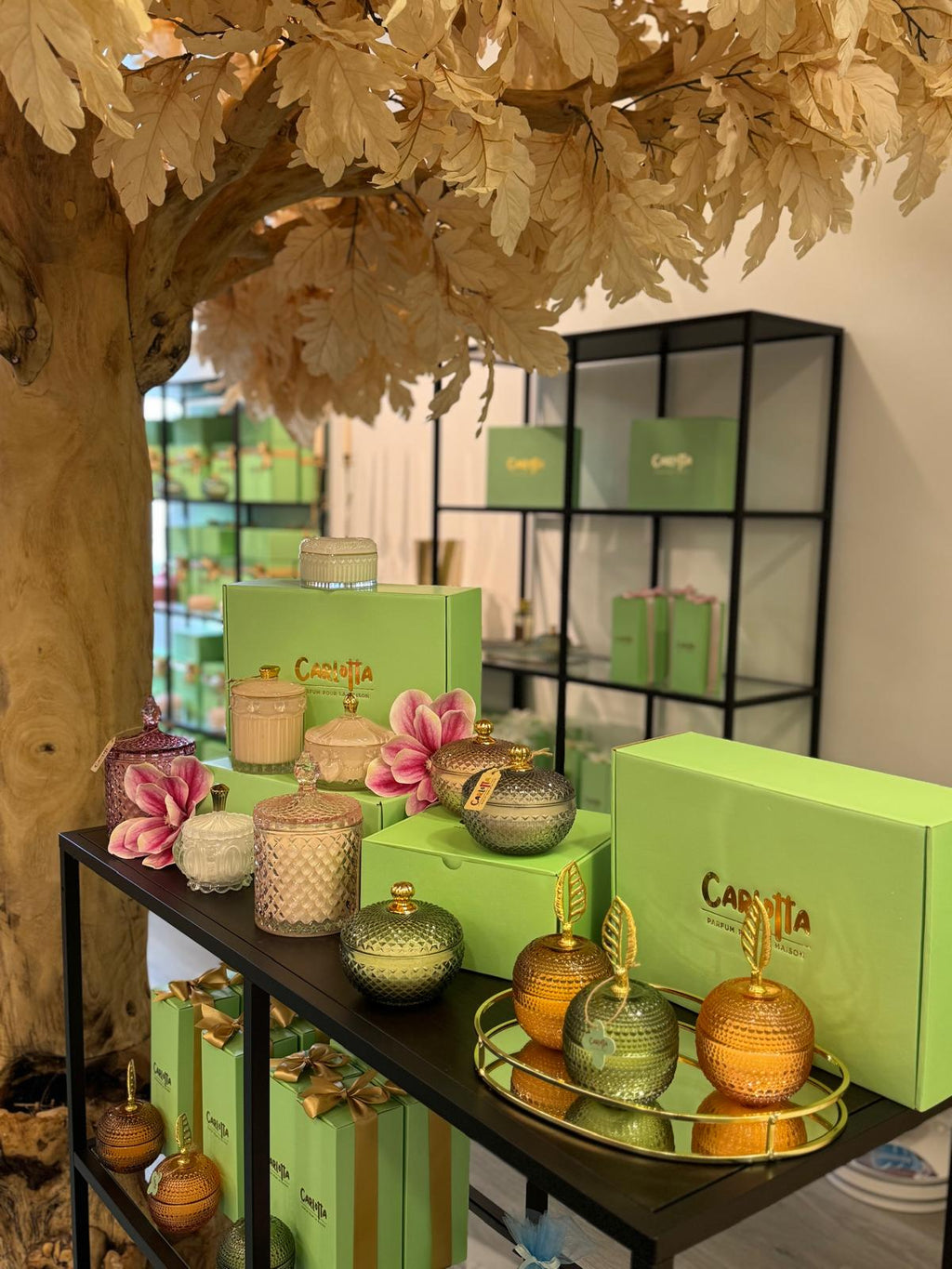 Vela em pote de vidro "Douceur" - Rosa