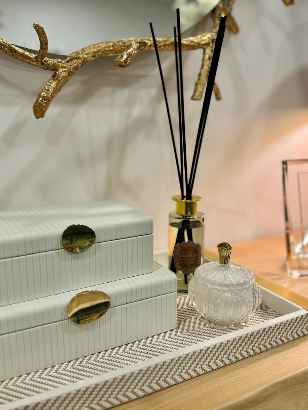 Vela em pote de vidro "Petit" - Branco