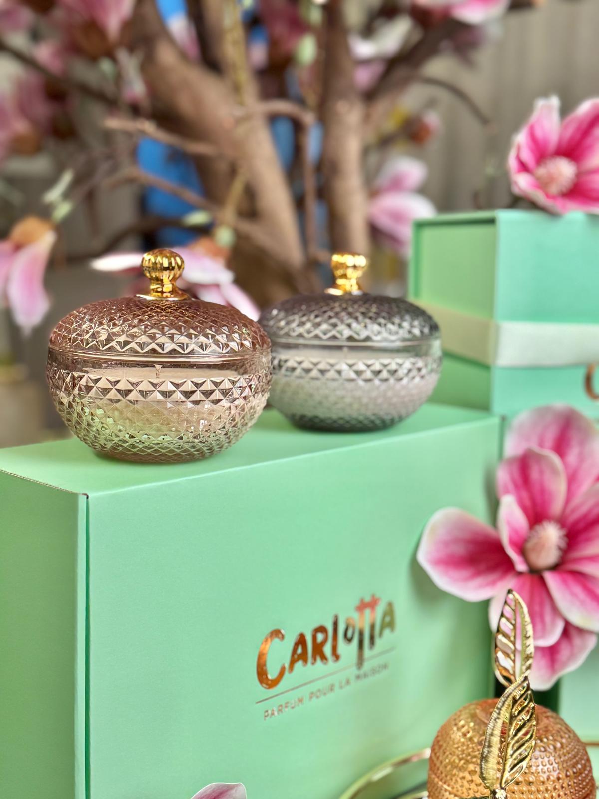 Vela em pote de vidro "Rond" - Bronze