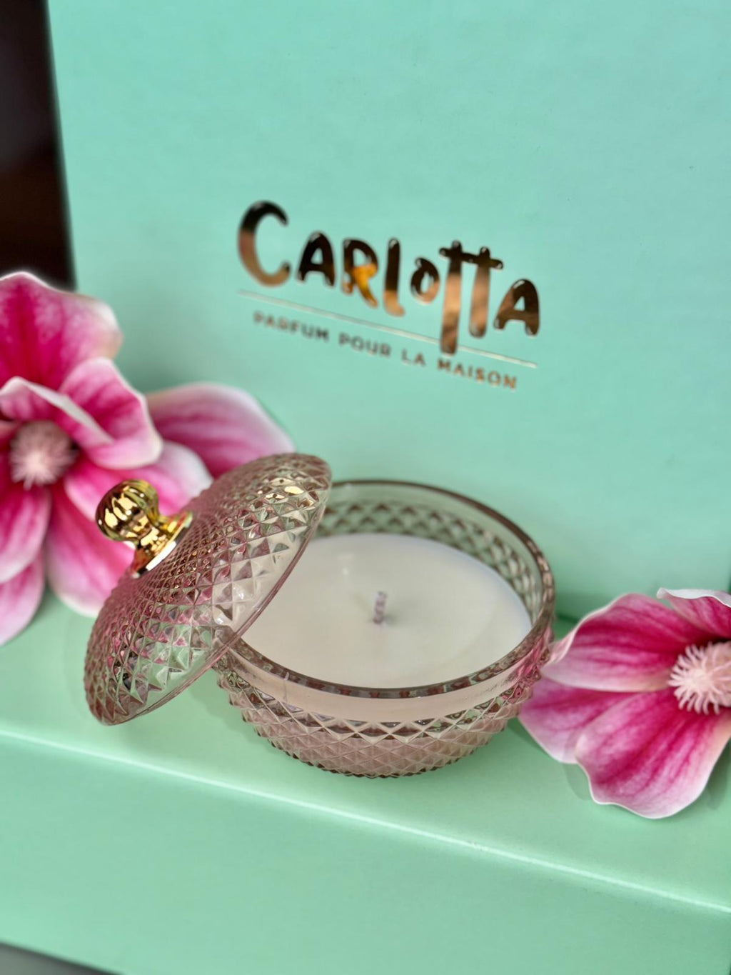 Vela em pote de vidro "Rond" - Bronze