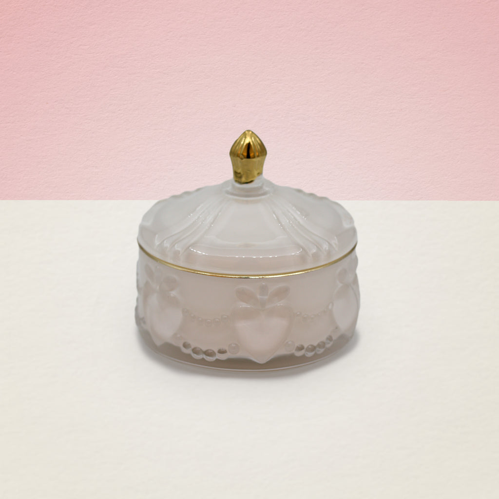 Vela em pote de vidro "Douceur" - Branco