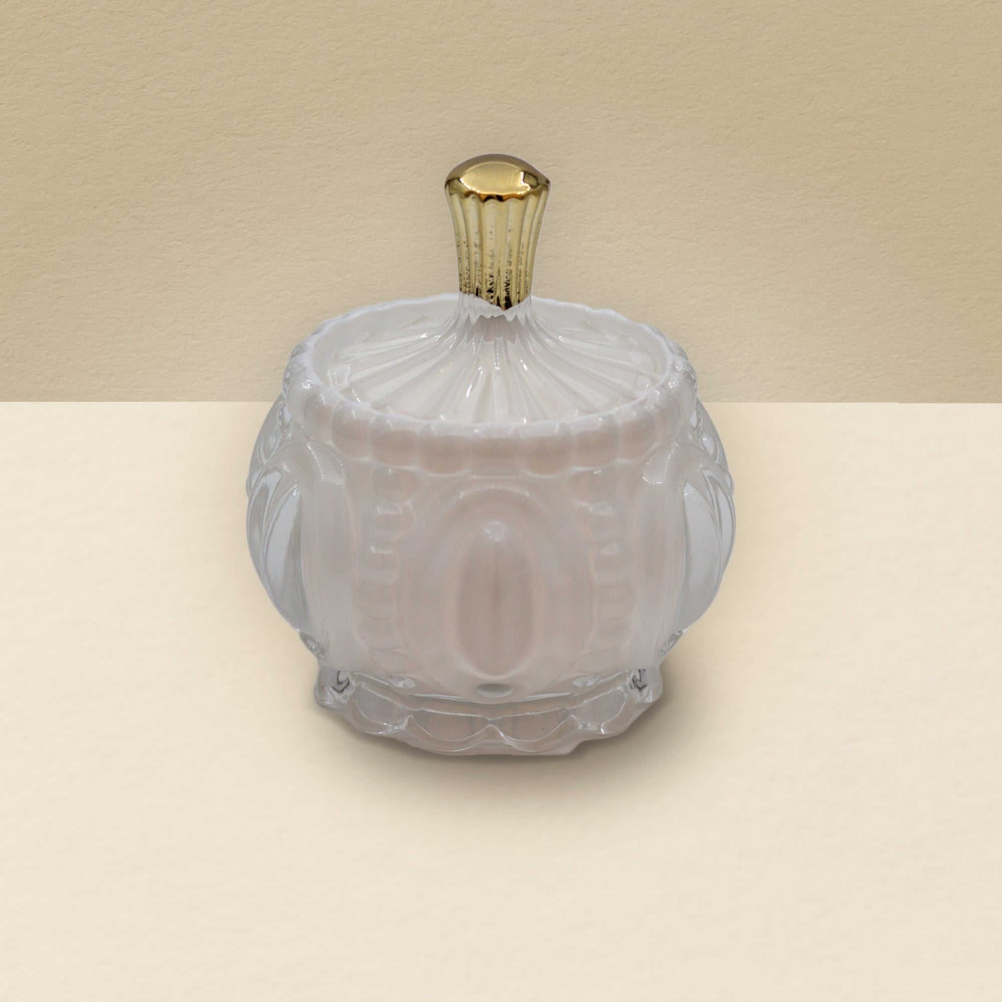 Vela em pote de vidro "Petit" - Branco